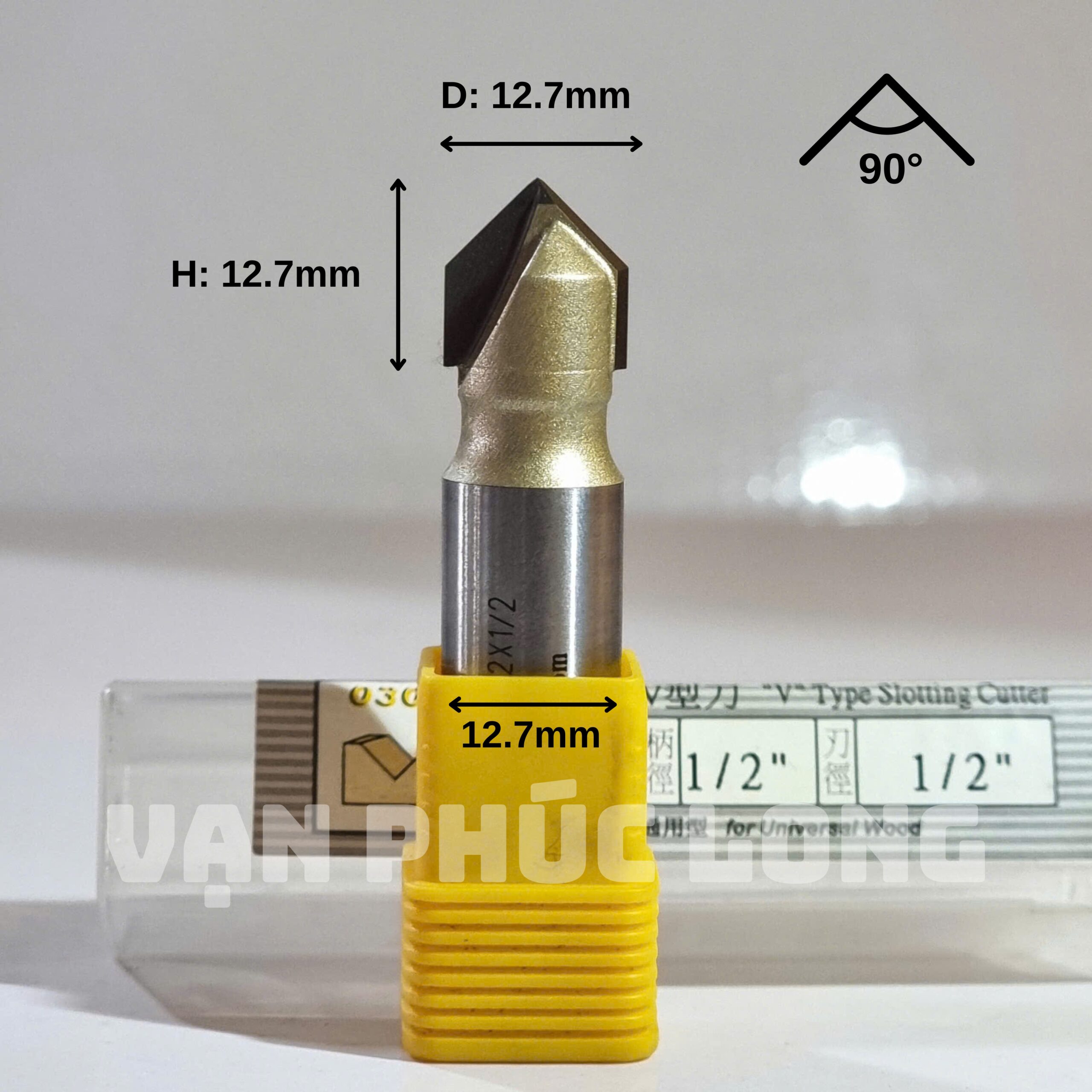 Mũi dao cắt vát , đánh rãnh V 90 độ Arden 0304 - Ảnh 4