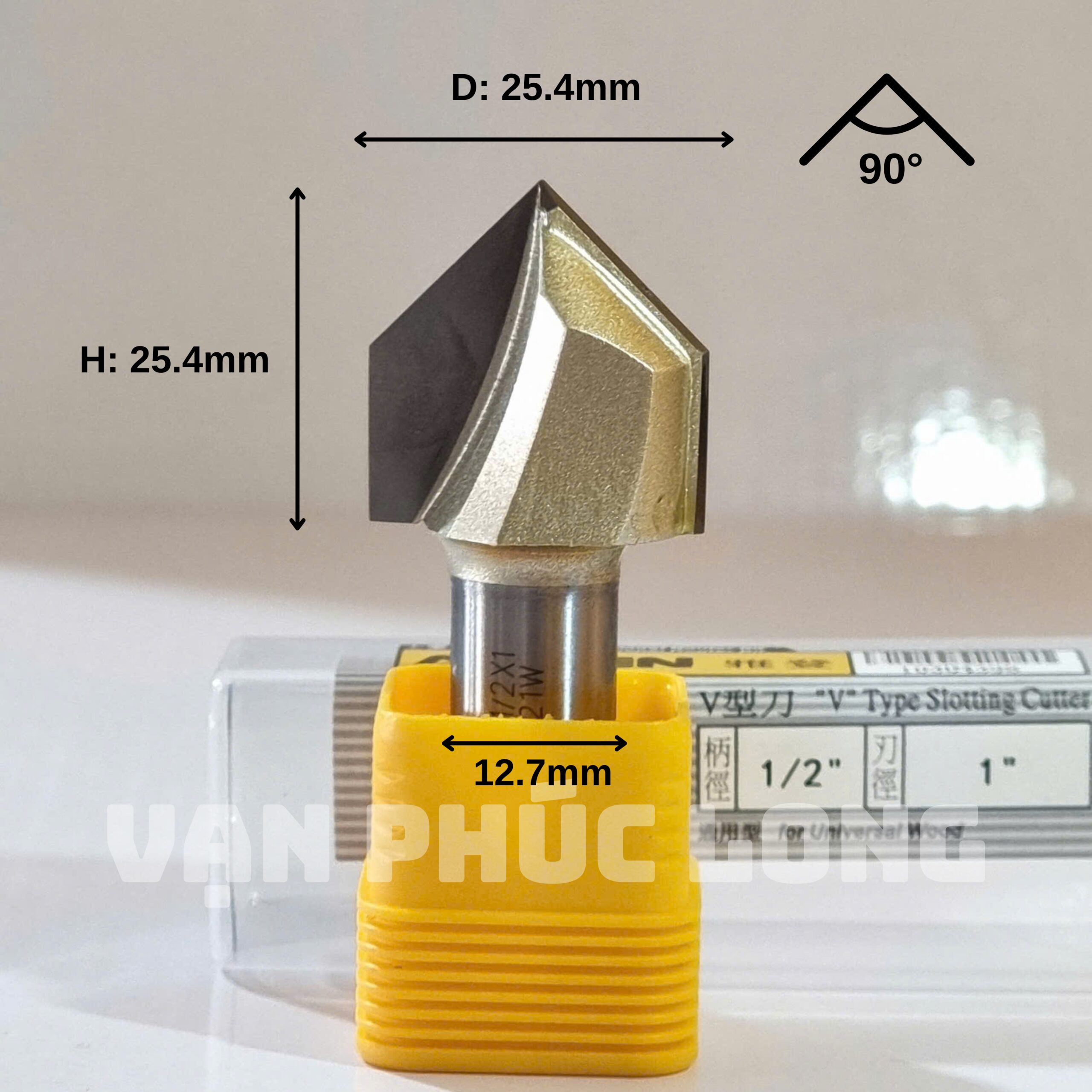 Mũi dao cắt vát , đánh rãnh V 90 độ Arden 0304 - Ảnh 6