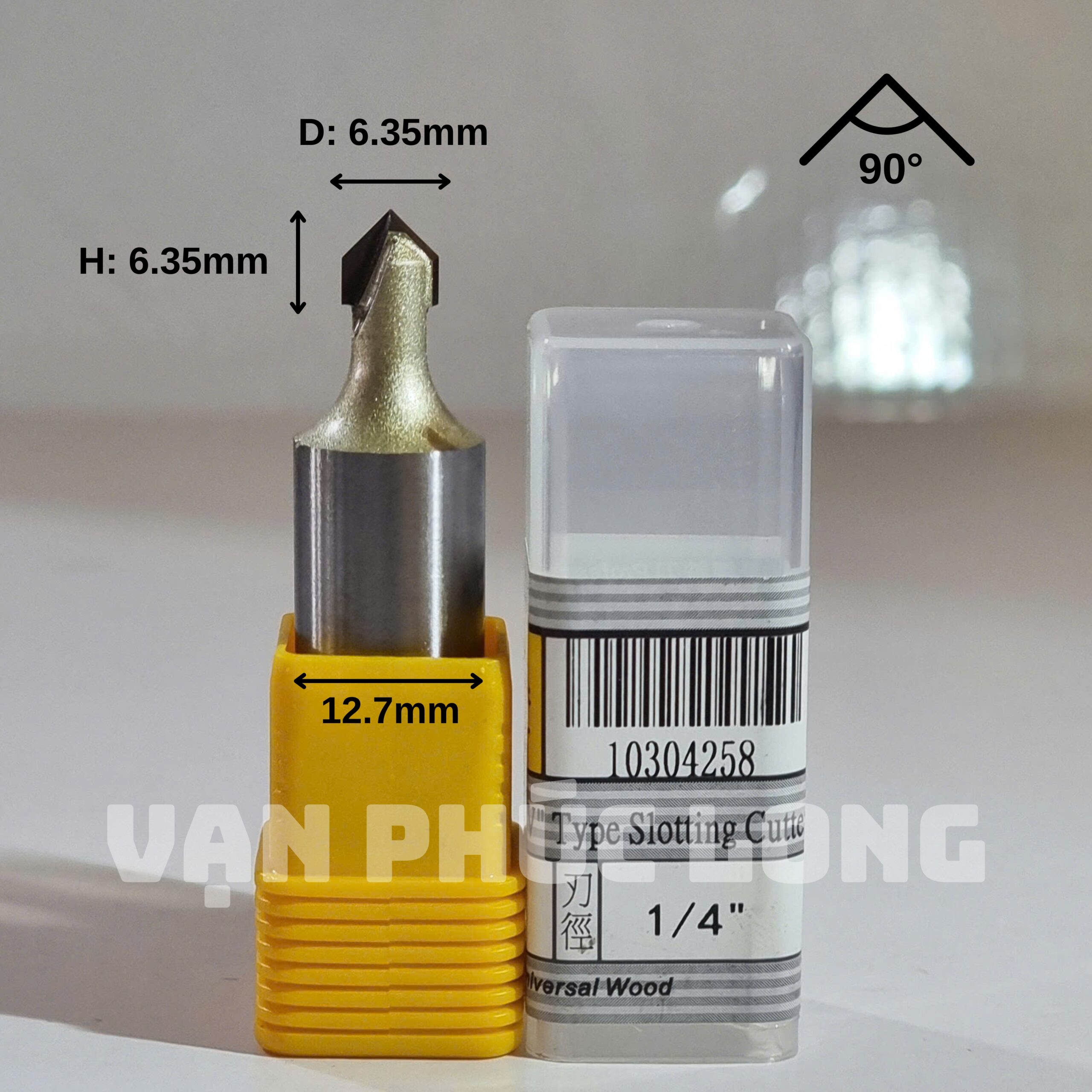 Mũi dao cắt vát , đánh rãnh V 90 độ Arden 0304 - Ảnh 2