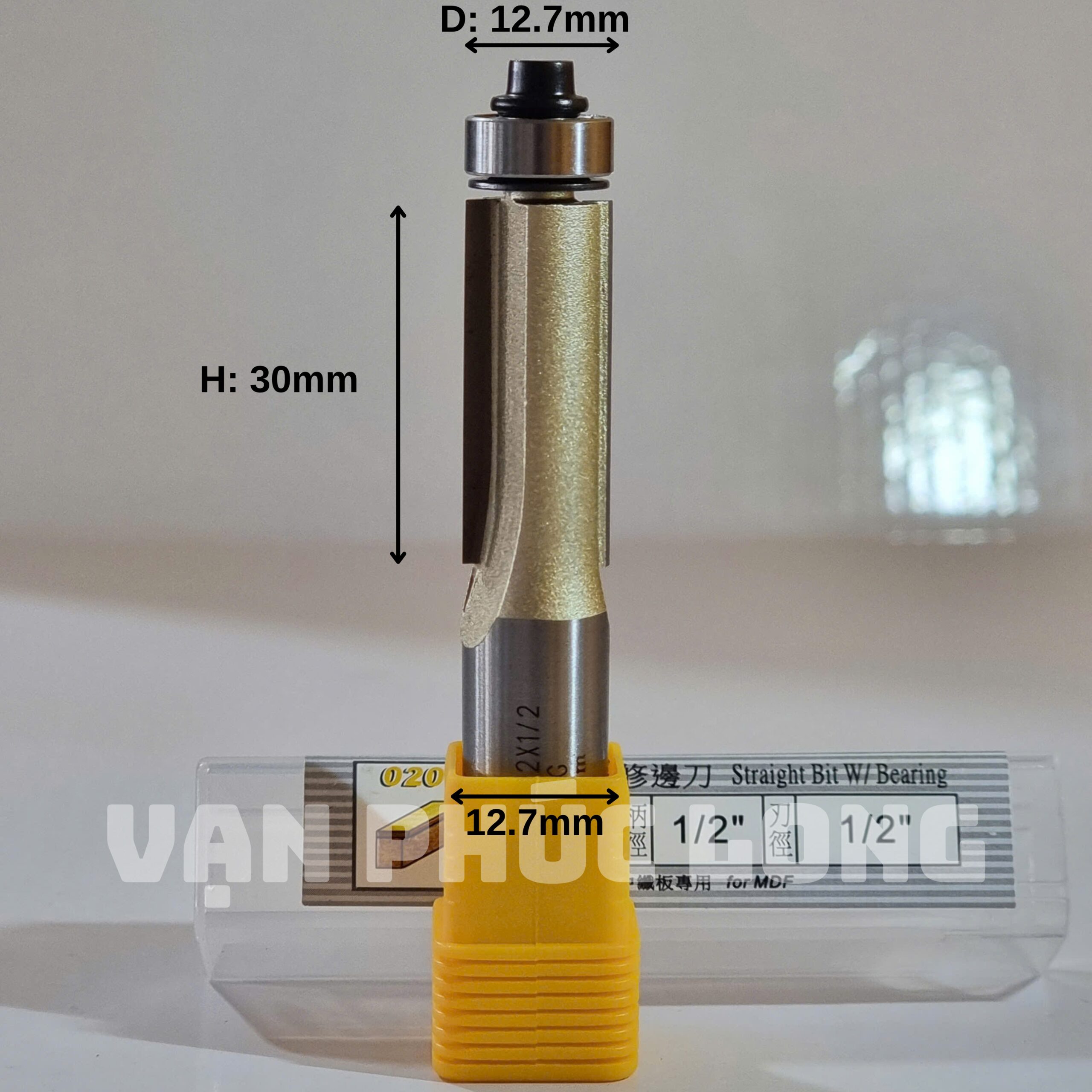 Mũi phay thẳng có bi Arden 0201 - Ảnh 5