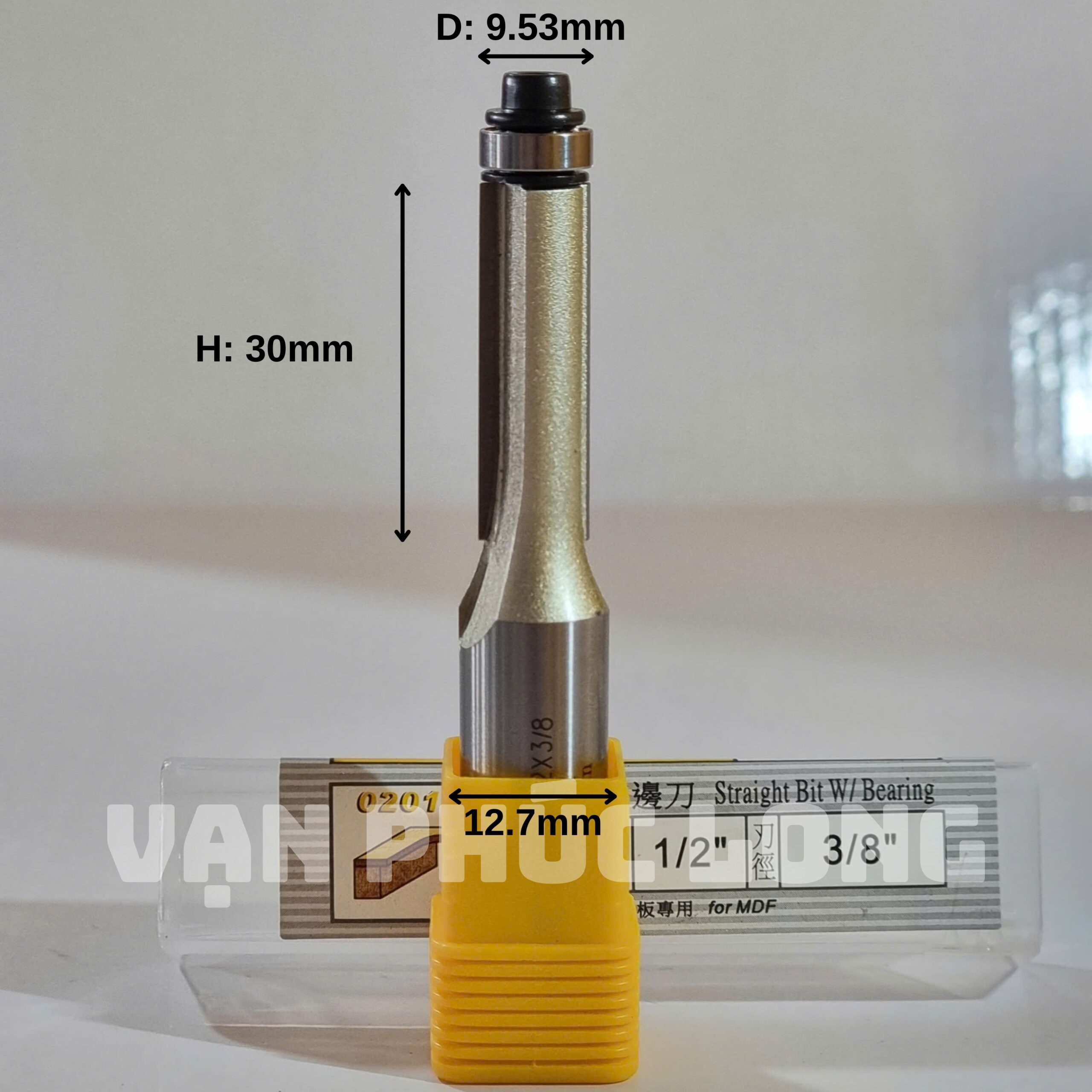 Mũi phay thẳng có bi Arden 0201 - Ảnh 4