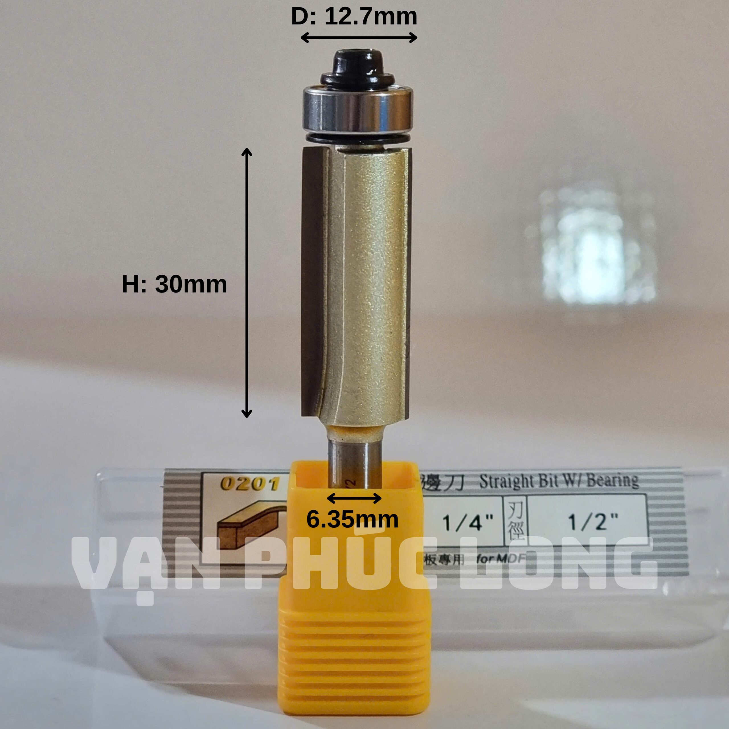 Mũi phay thẳng có bi Arden 0201 - Ảnh 9