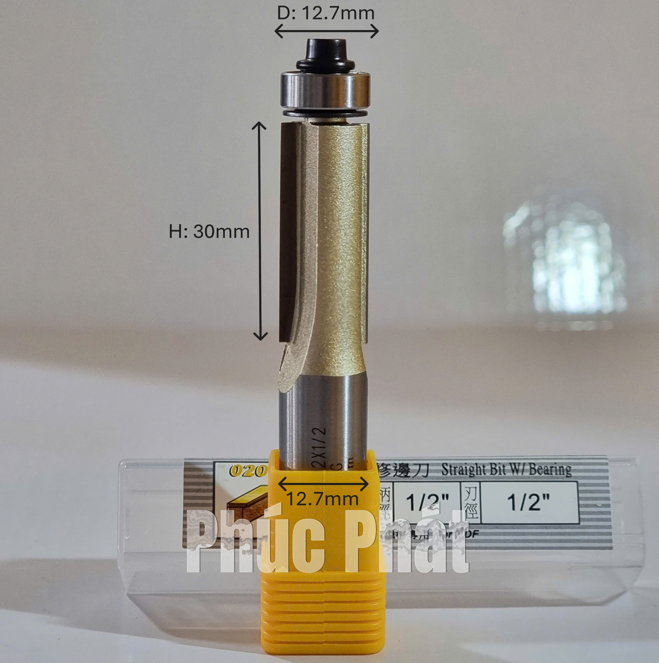 Mũi phay thẳng có bi Arden 0201 - Ảnh 5