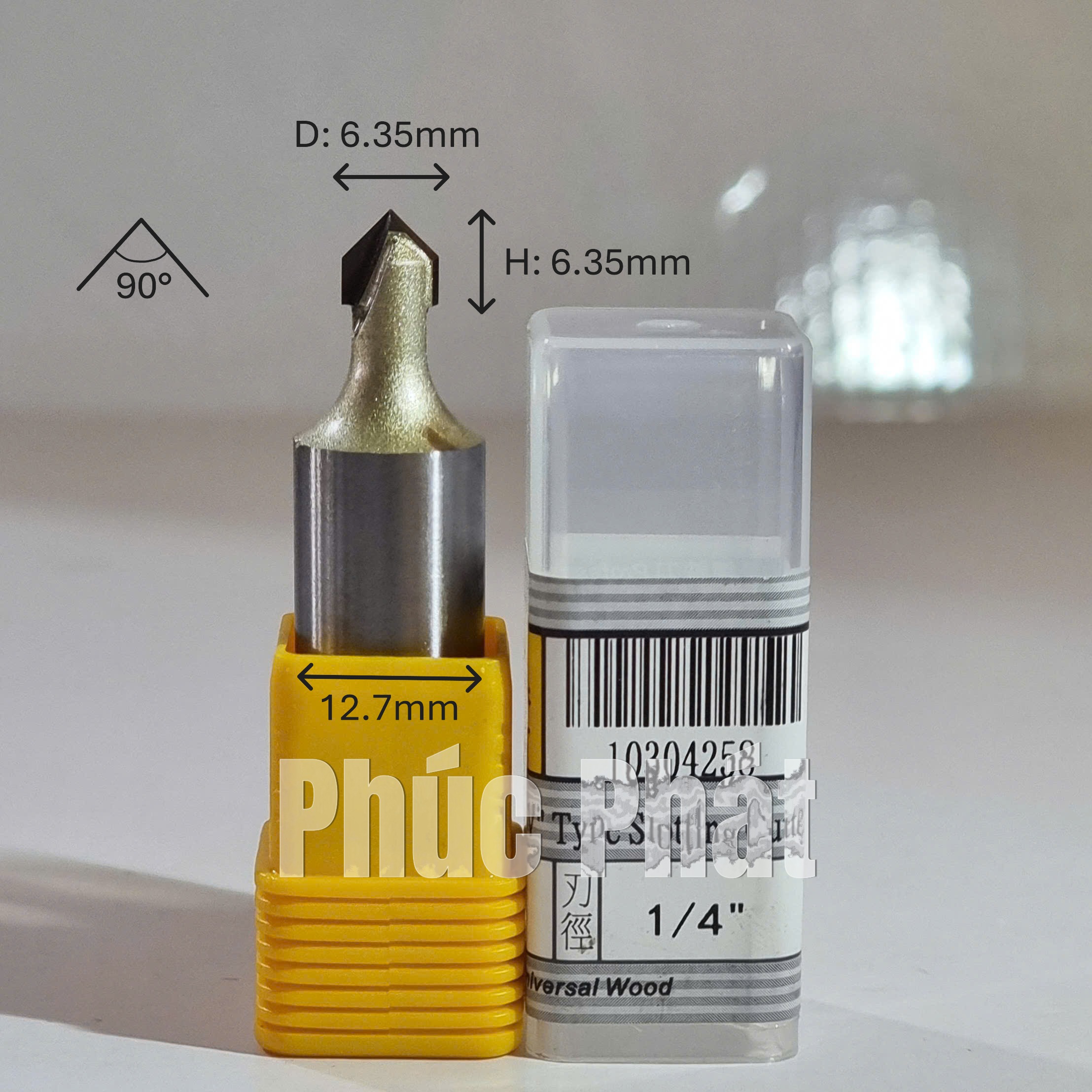 Mũi dao cắt vát , đánh rãnh V 90 độ Arden 0304 - Ảnh 2
