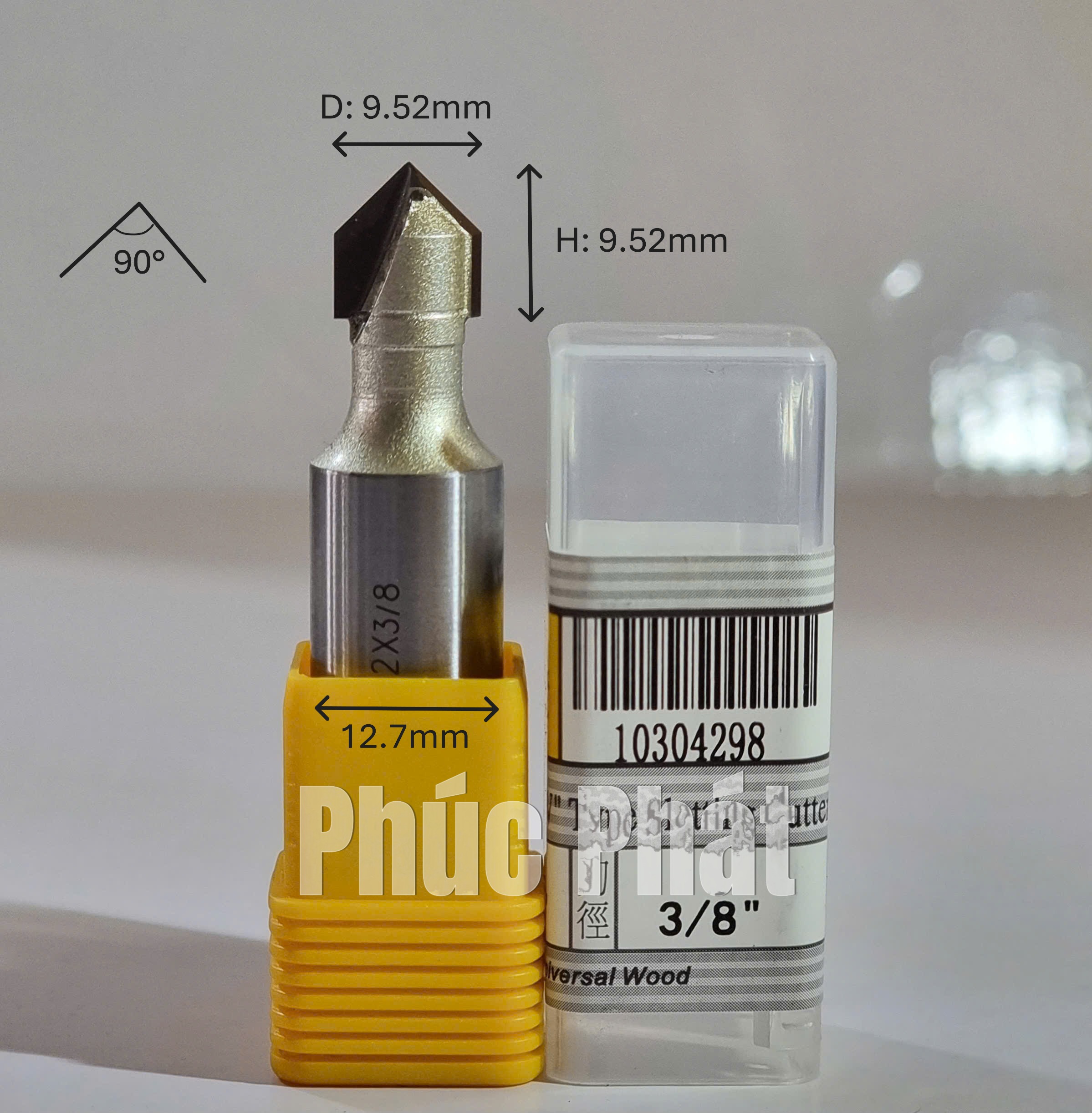 Mũi dao cắt vát , đánh rãnh V 90 độ Arden 0304 - Ảnh 3