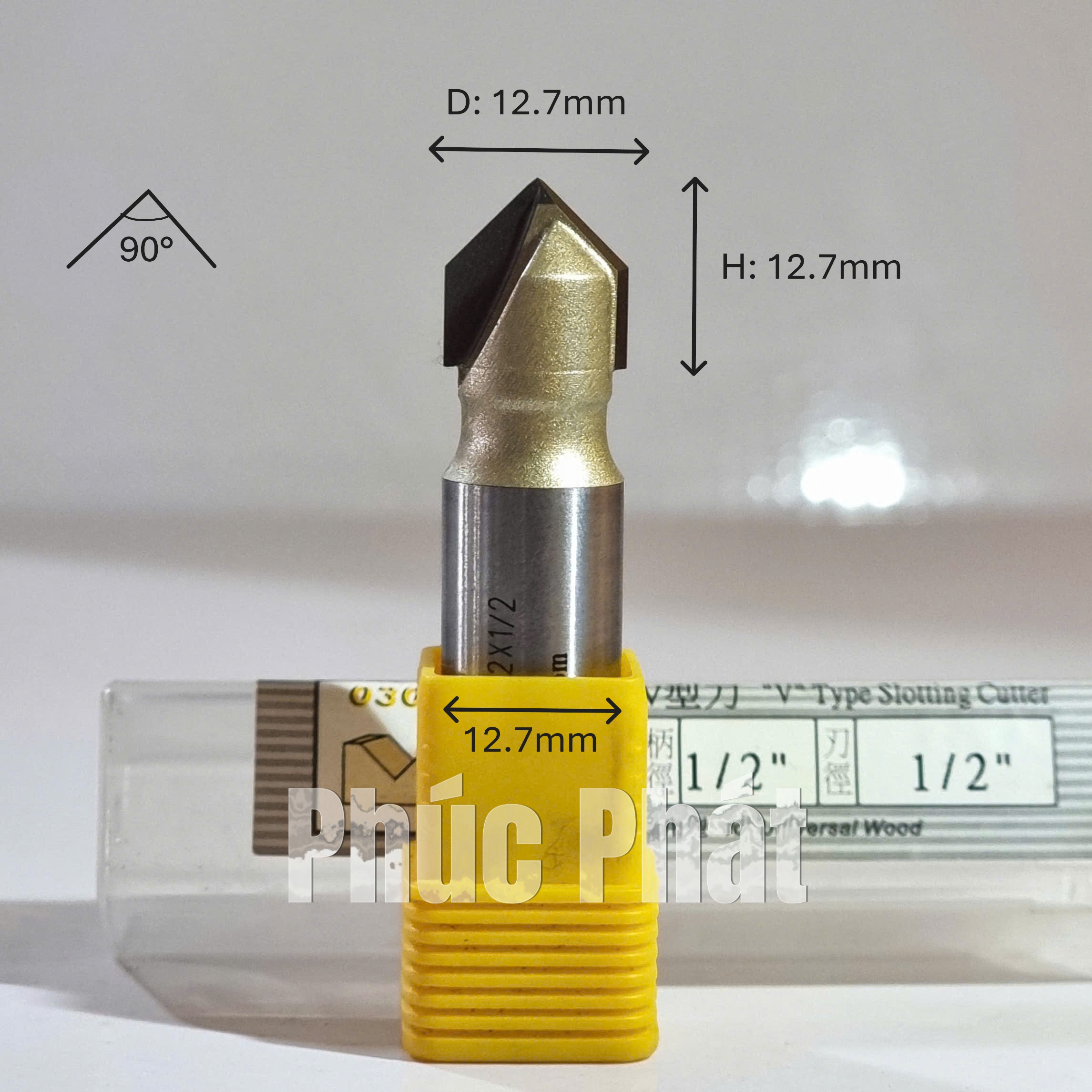 Mũi dao cắt vát , đánh rãnh V 90 độ Arden 0304 - Ảnh 4