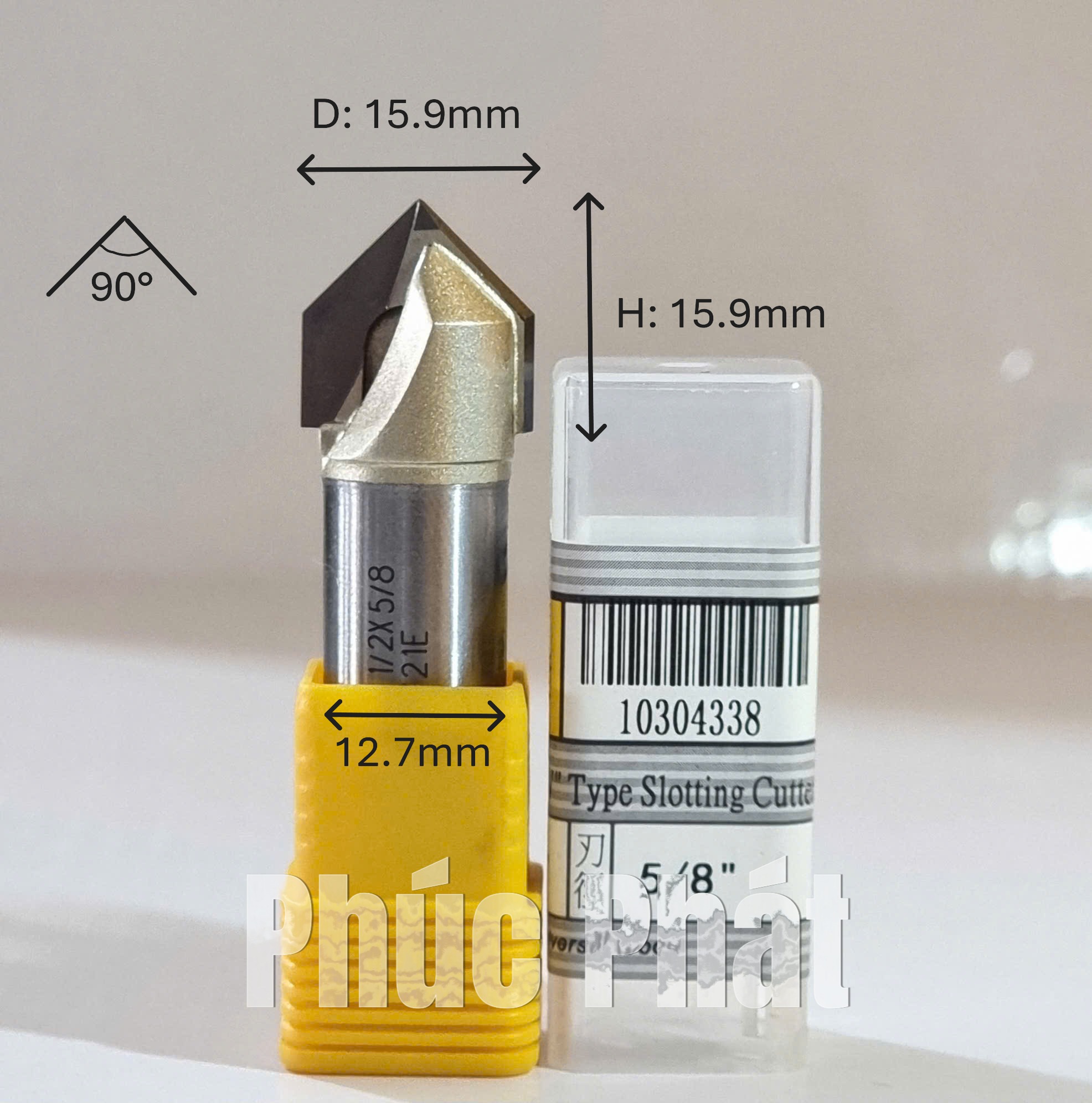 Mũi dao cắt vát , đánh rãnh V 90 độ Arden 0304 - Ảnh 5