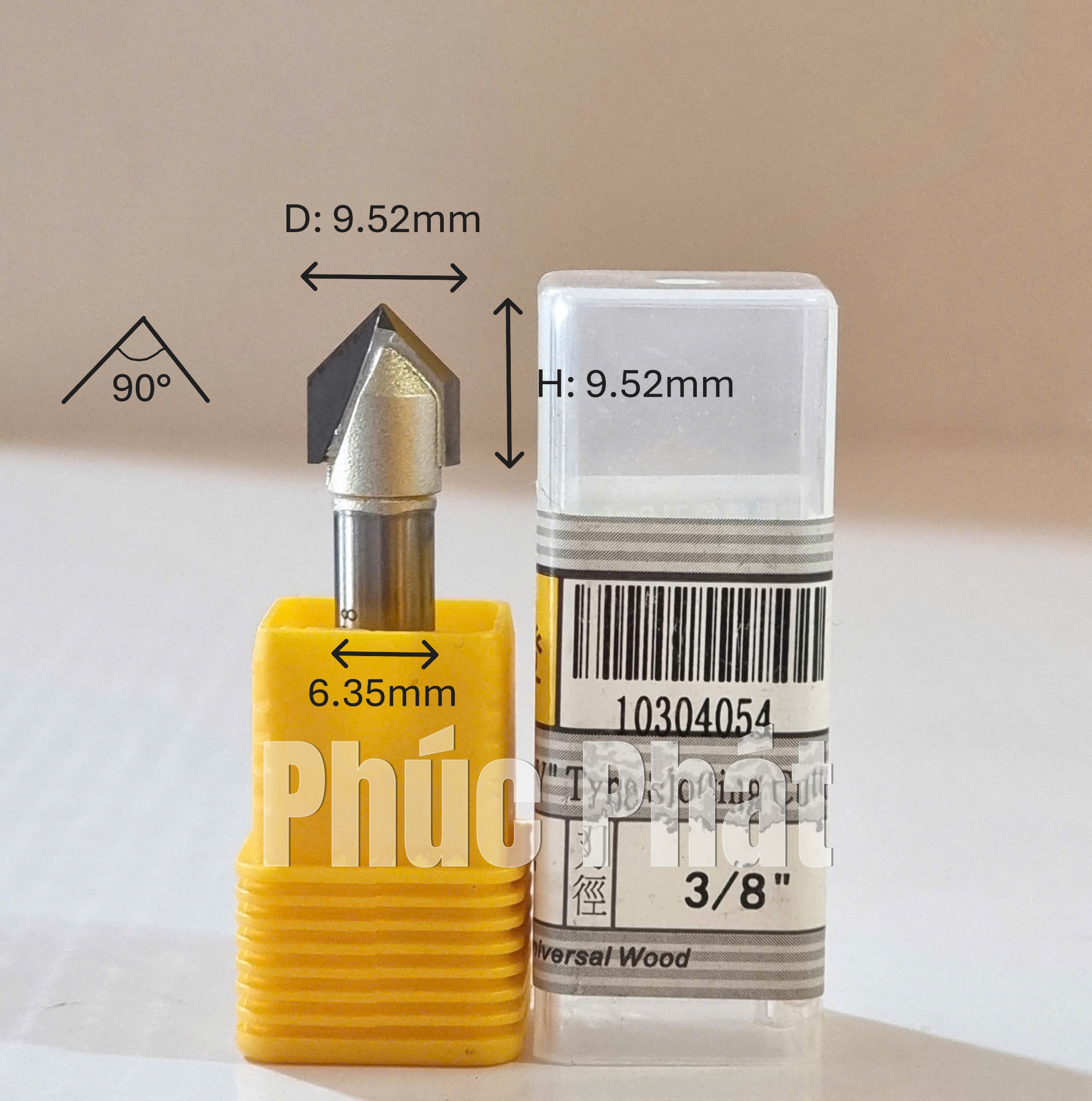 Mũi dao cắt vát , đánh rãnh V 90 độ Arden 0304 - Ảnh 8
