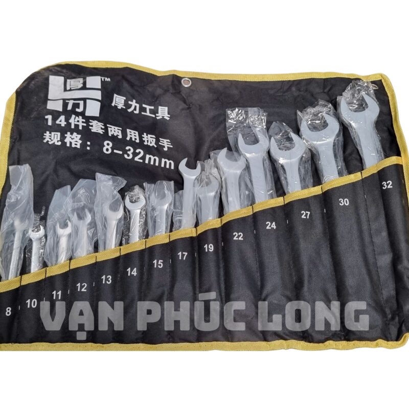 Bộ cờ lê vòng miệng 14 món 8mm-32mm