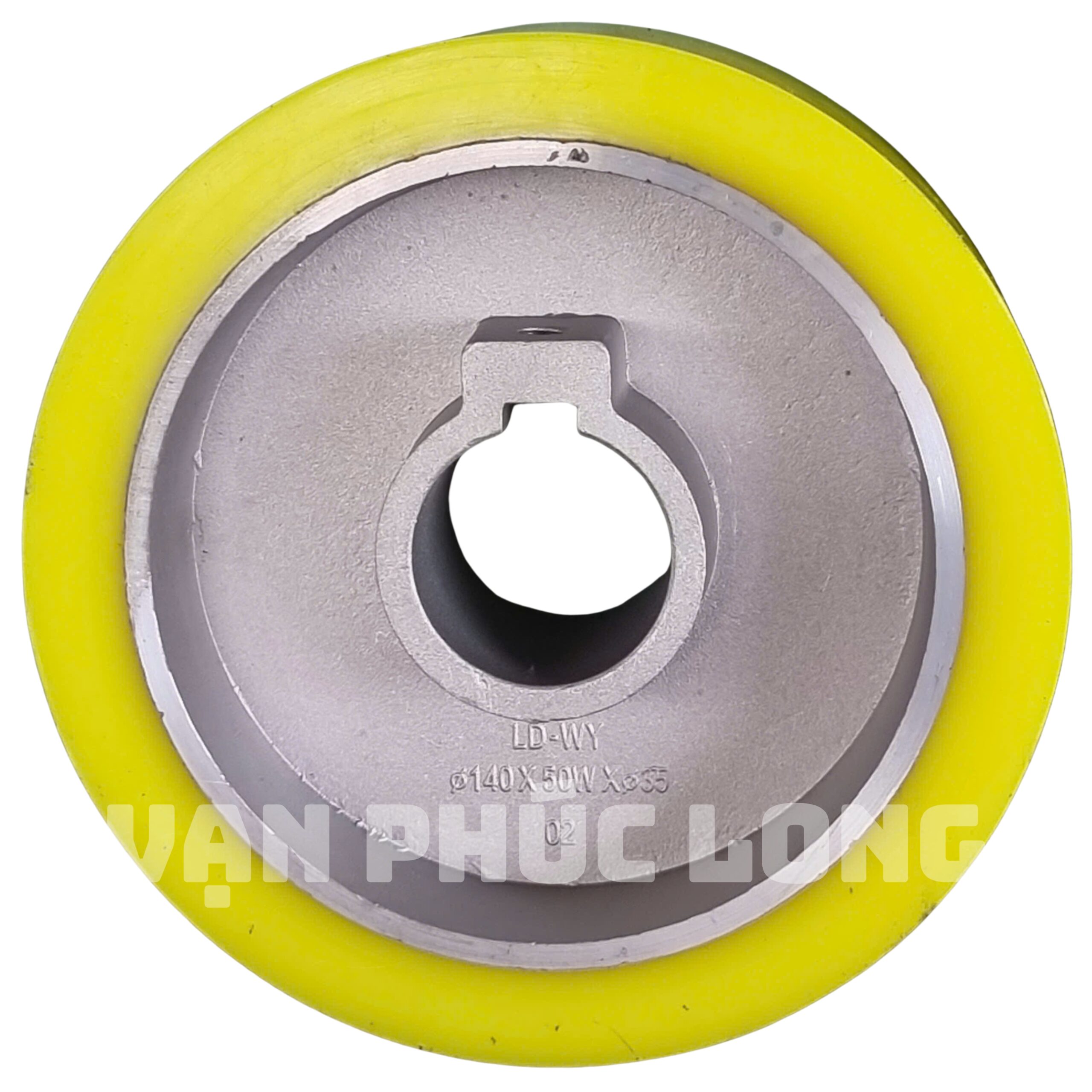 Bánh xe đưa phôi dạng PU 140x50x35