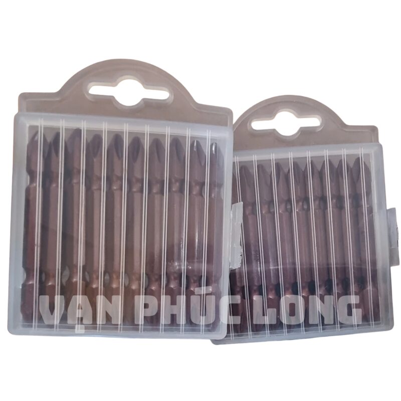 Hộp 10 mũi bắn vít 2 đầu PH2 dài 65mm,100mm