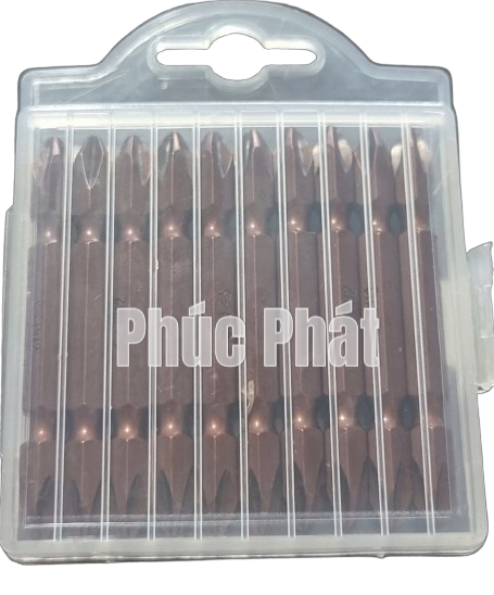 Hộp 10 mũi bắn vít 2 đầu PH2 dài 65mm,100mm