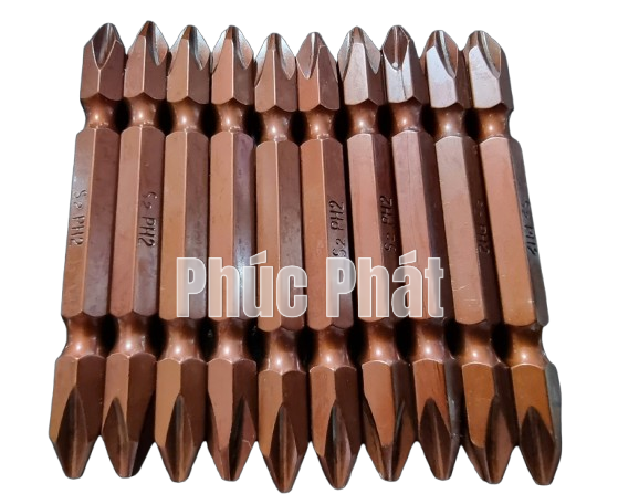 Hộp 10 mũi bắn vít 2 đầu PH2 dài 65mm,100mm - Ảnh 3