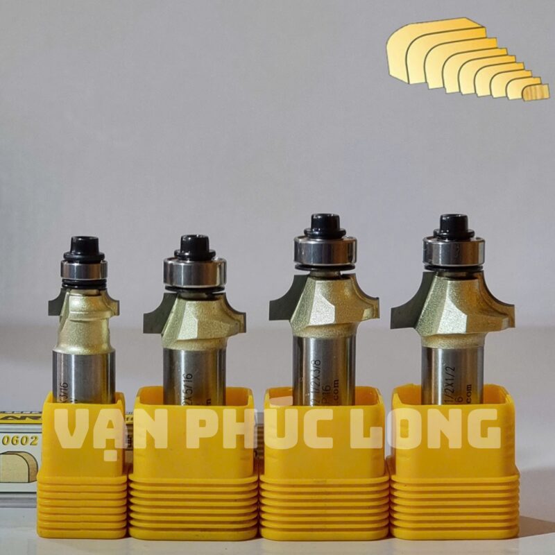 Mũi phay bo góc cốt 1/2" và 1/4" ARDEN 0602