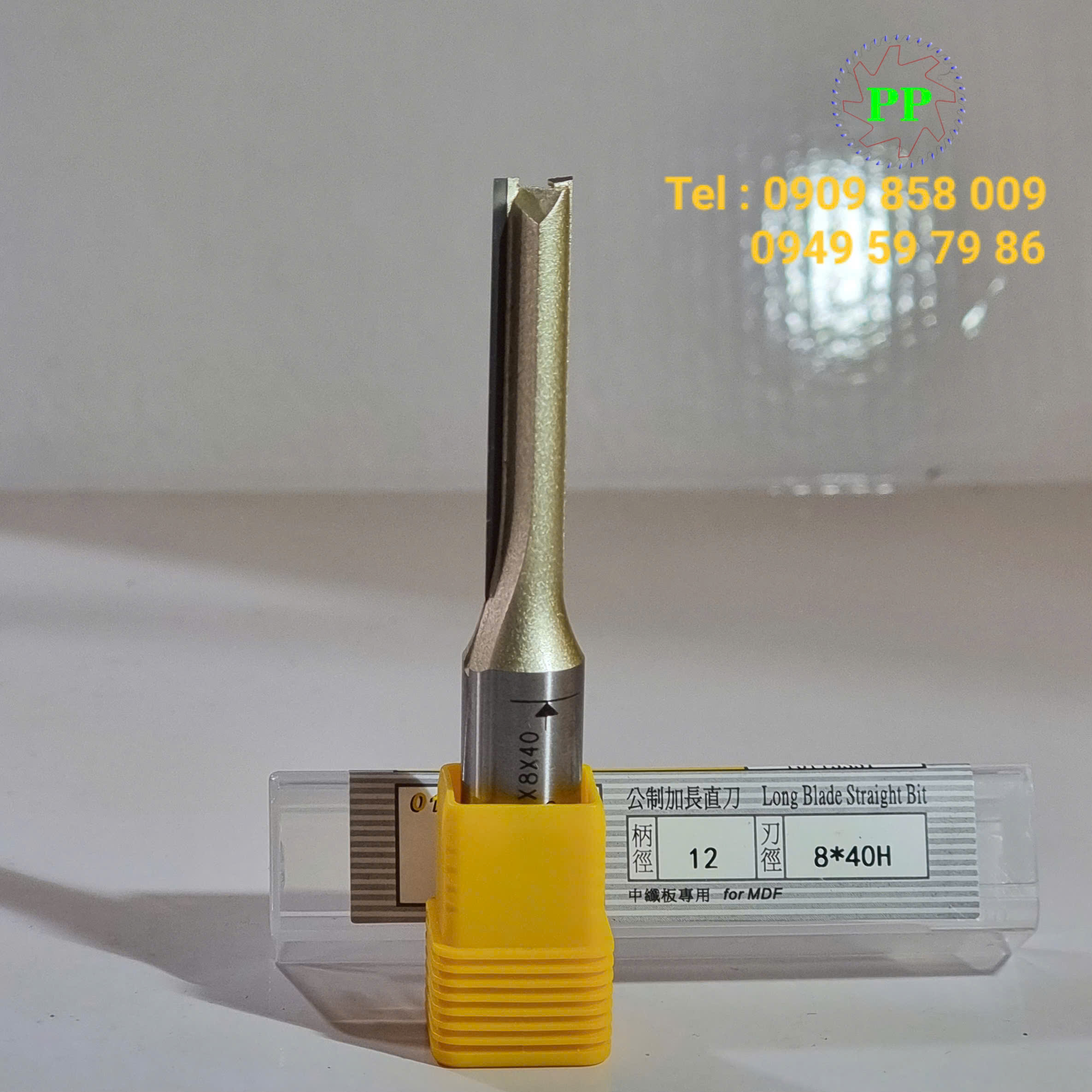 ARDEN 0115 - Mũi phay thẳng cốt 12mm - Ảnh 2