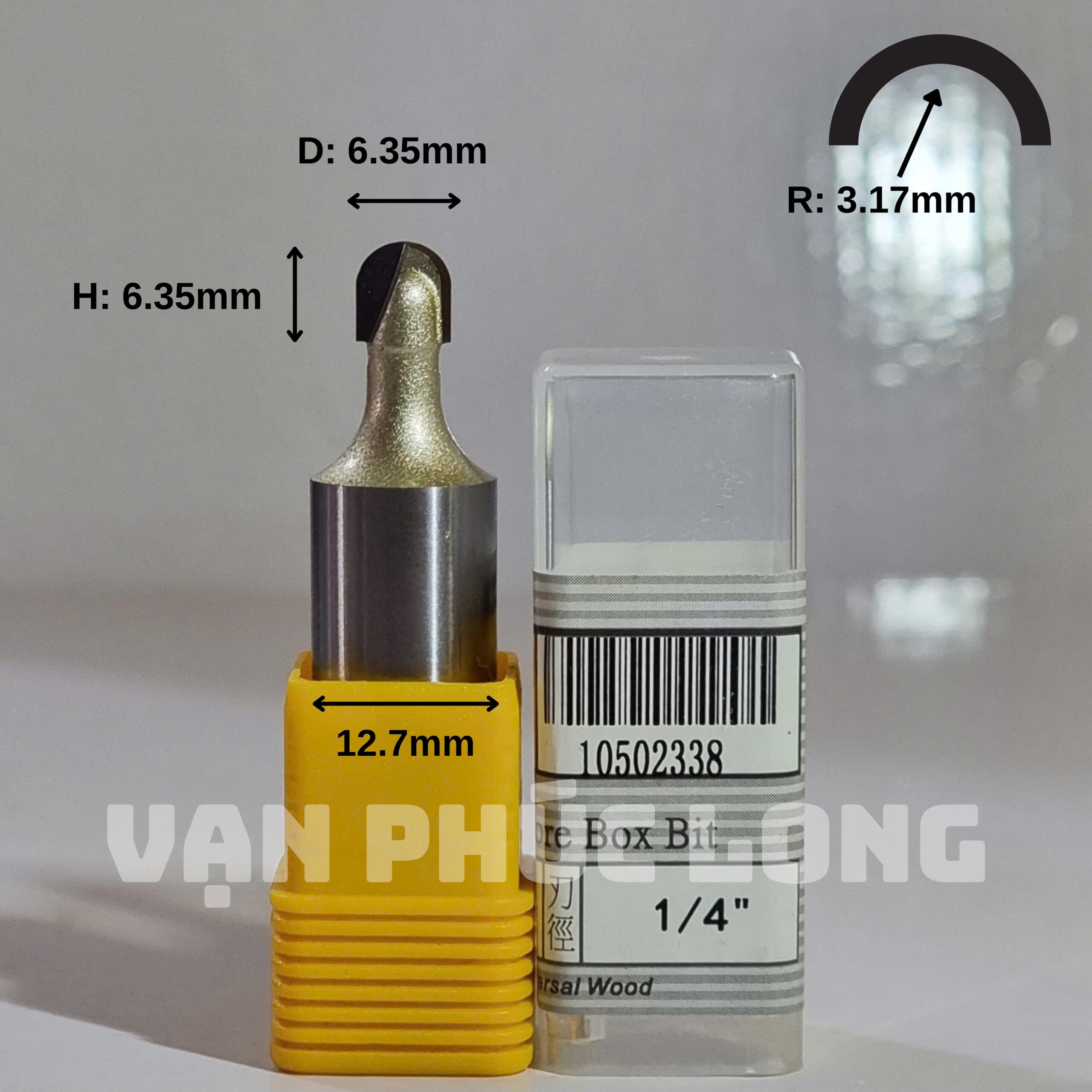 Mũi phay đánh rãnh tròn Arden 0502 - Ảnh 2