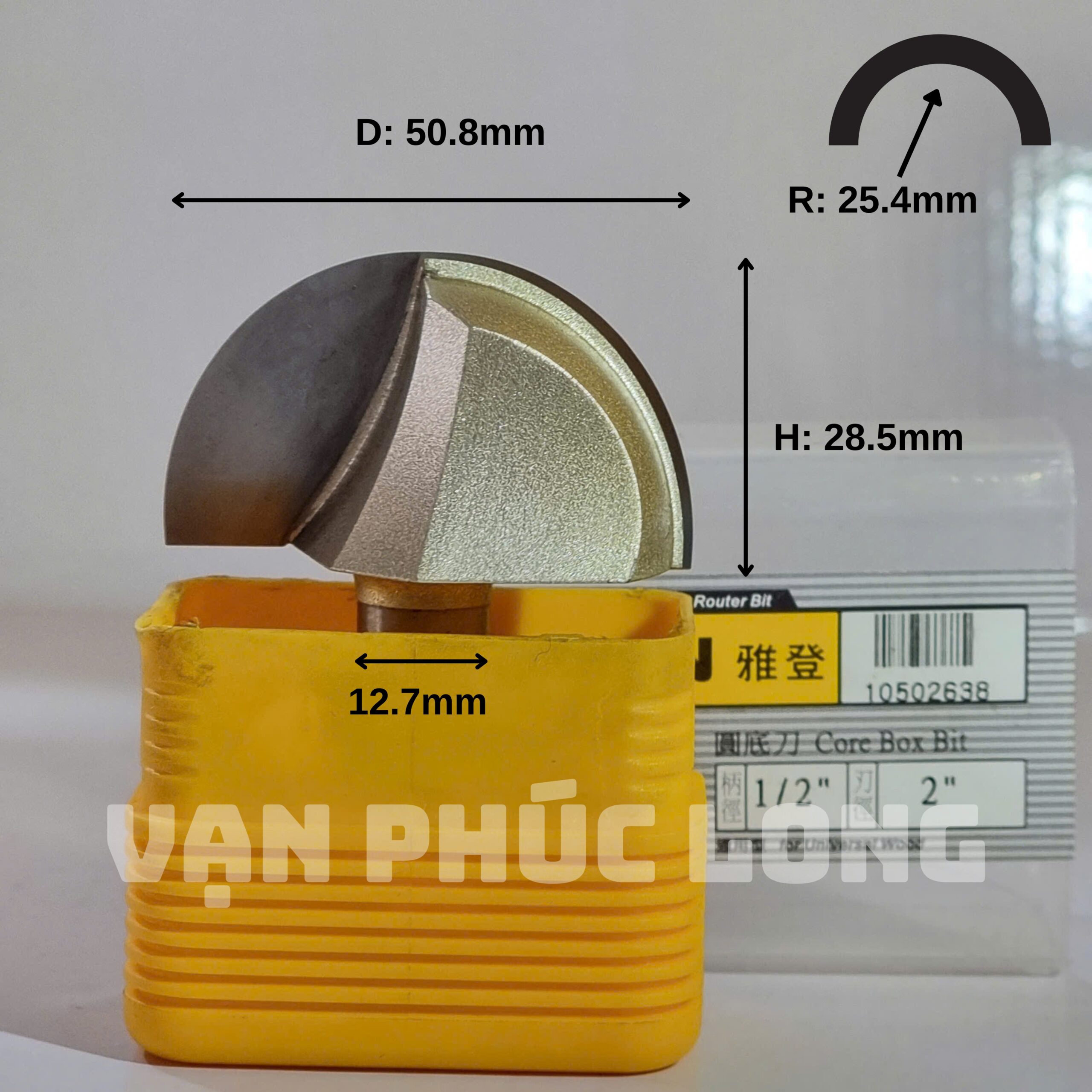 Mũi phay đánh rãnh tròn Arden 0502 - Ảnh 7