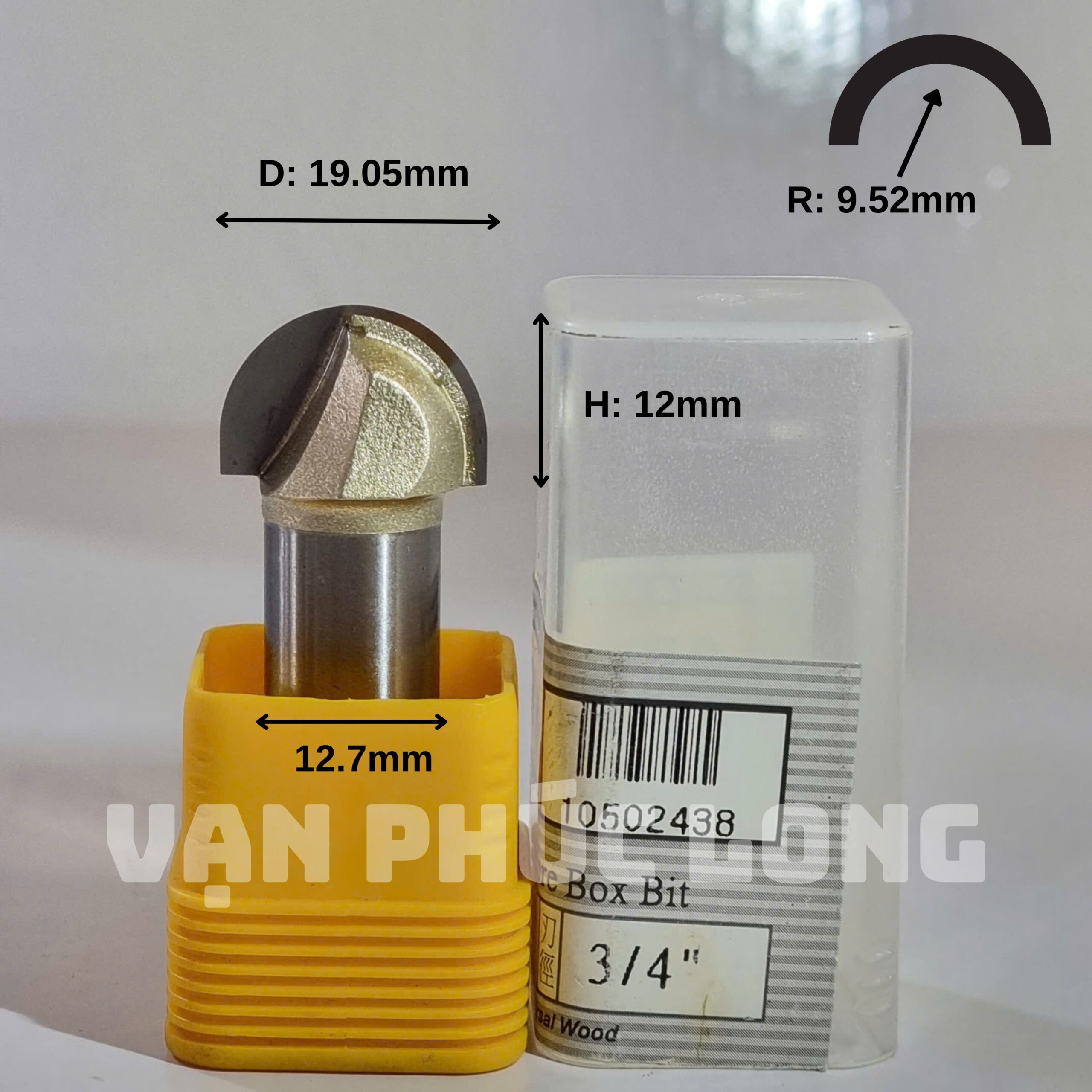 Mũi phay đánh rãnh tròn Arden 0502 - Ảnh 6