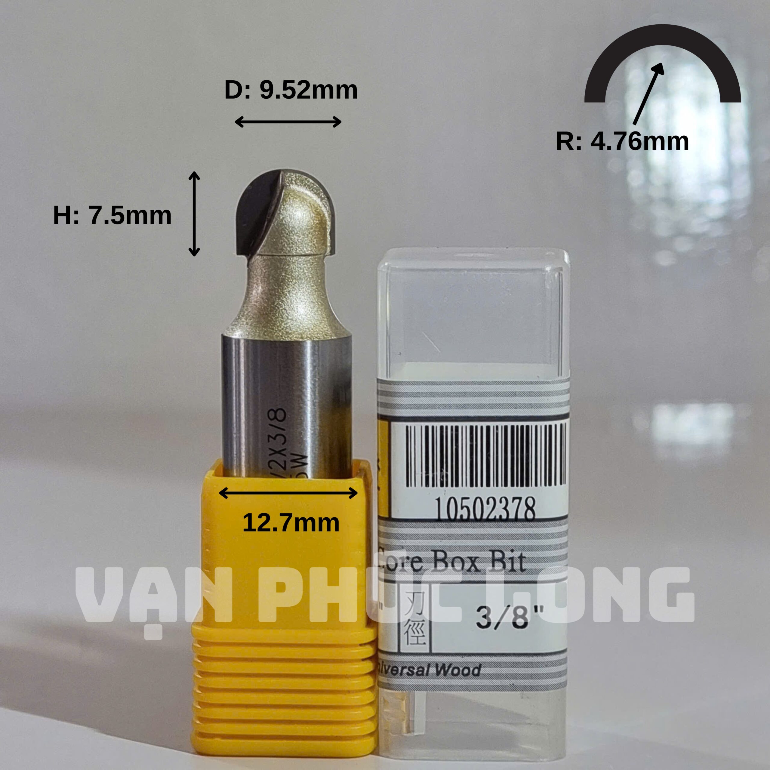 Mũi phay đánh rãnh tròn Arden 0502 - Ảnh 3