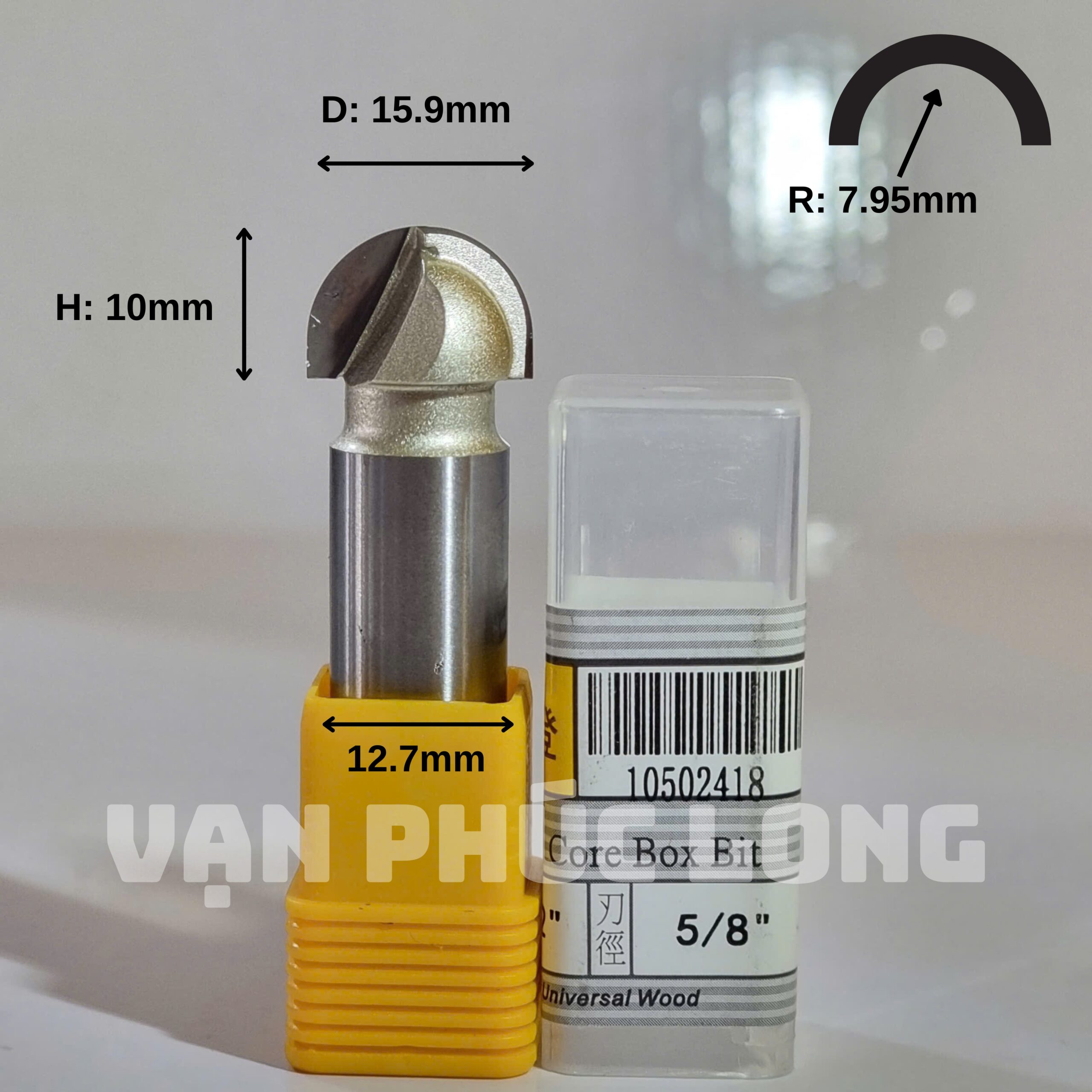 Mũi phay đánh rãnh tròn Arden 0502 - Ảnh 5