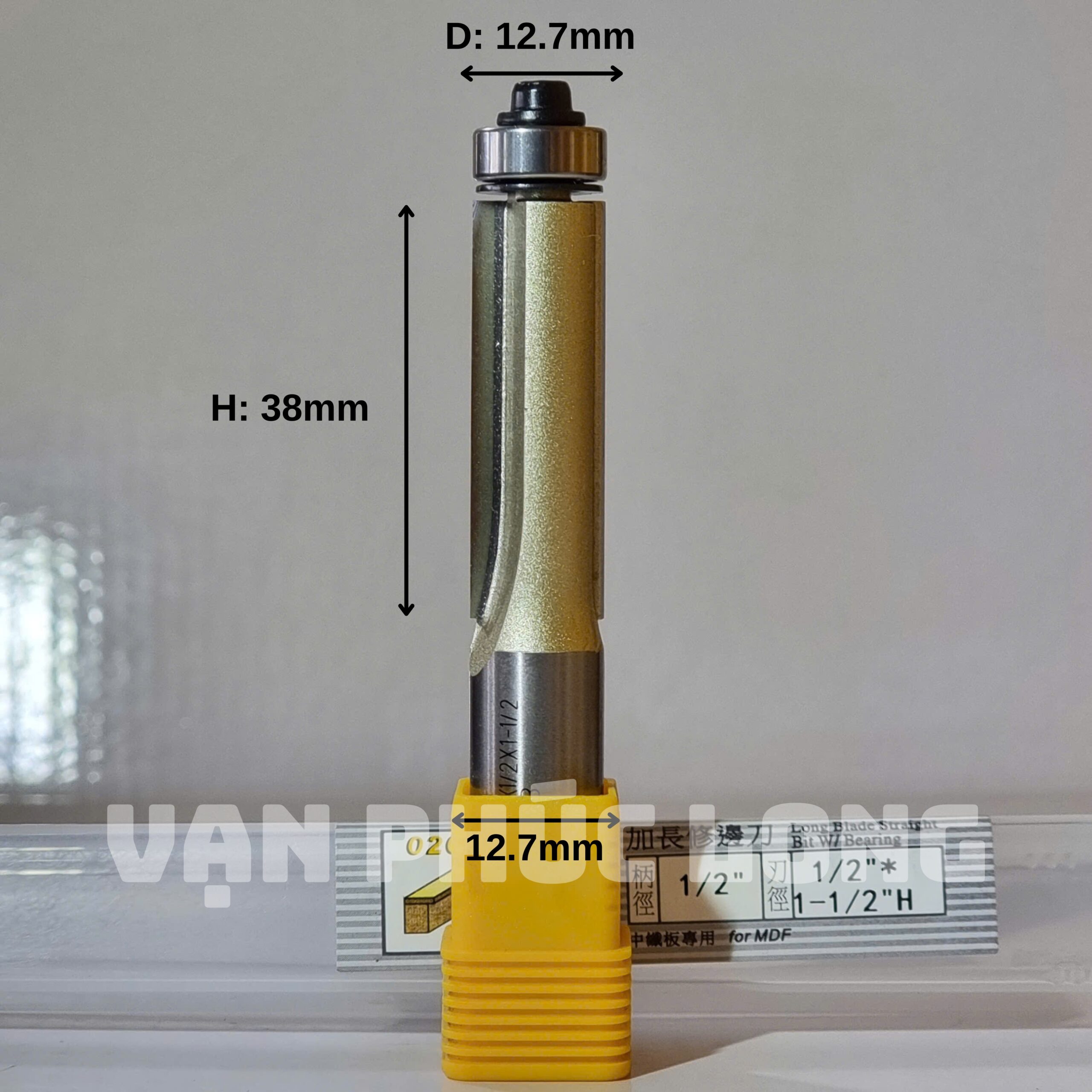 Mũi phay thẳng có bi Arden 0202 - Ảnh 2