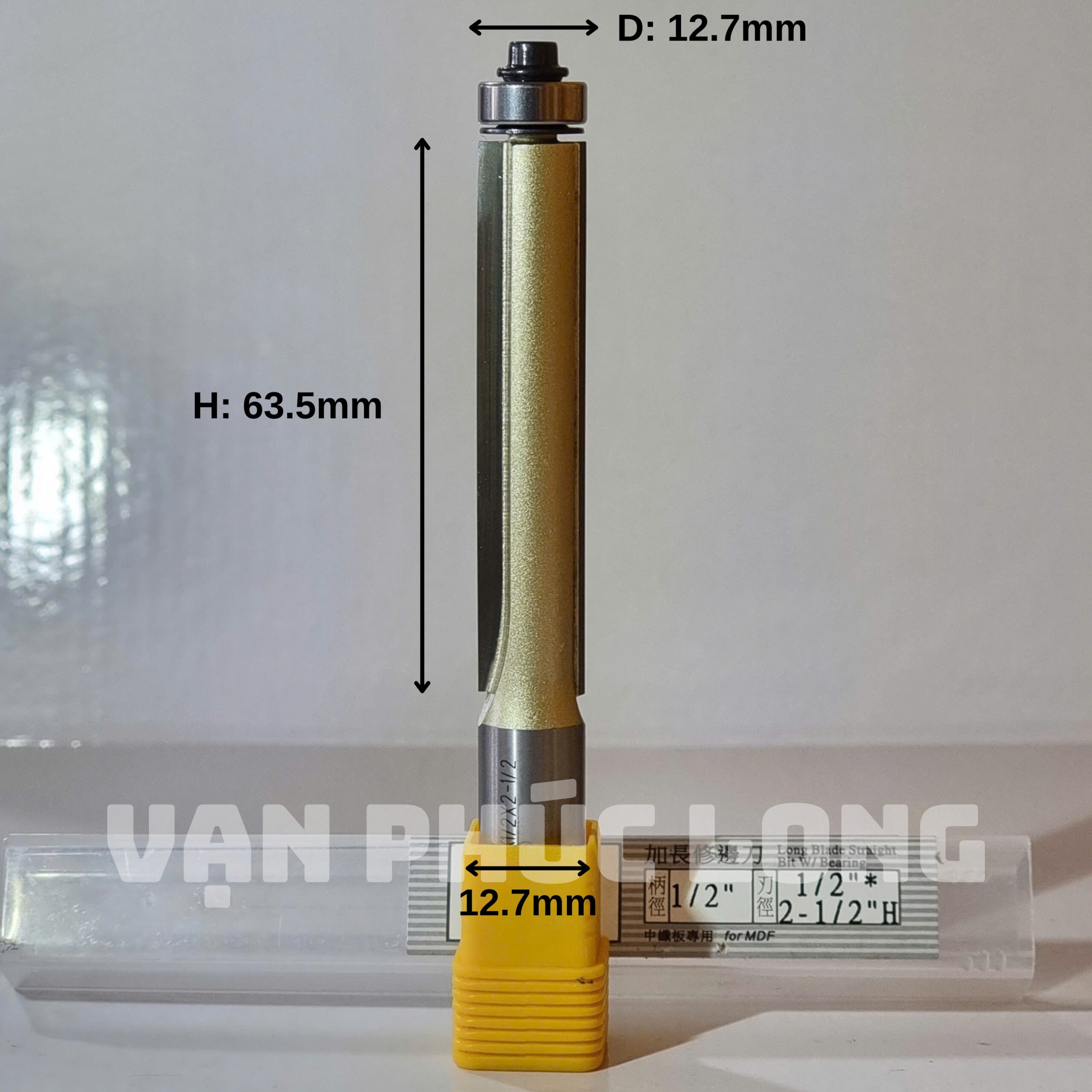 Mũi phay thẳng có bi Arden 0202 - Ảnh 3