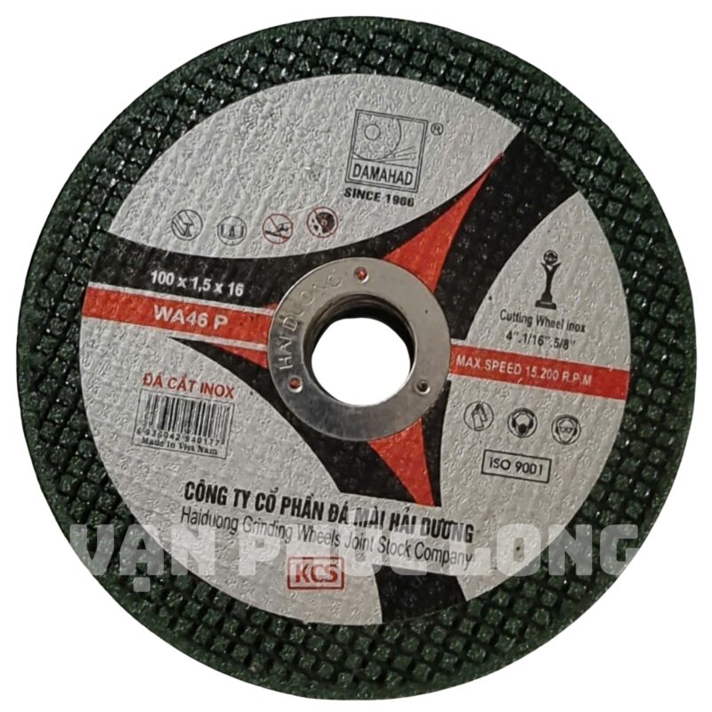 Đá cắt sắt Hải Dương 100 x 1,5 x 16