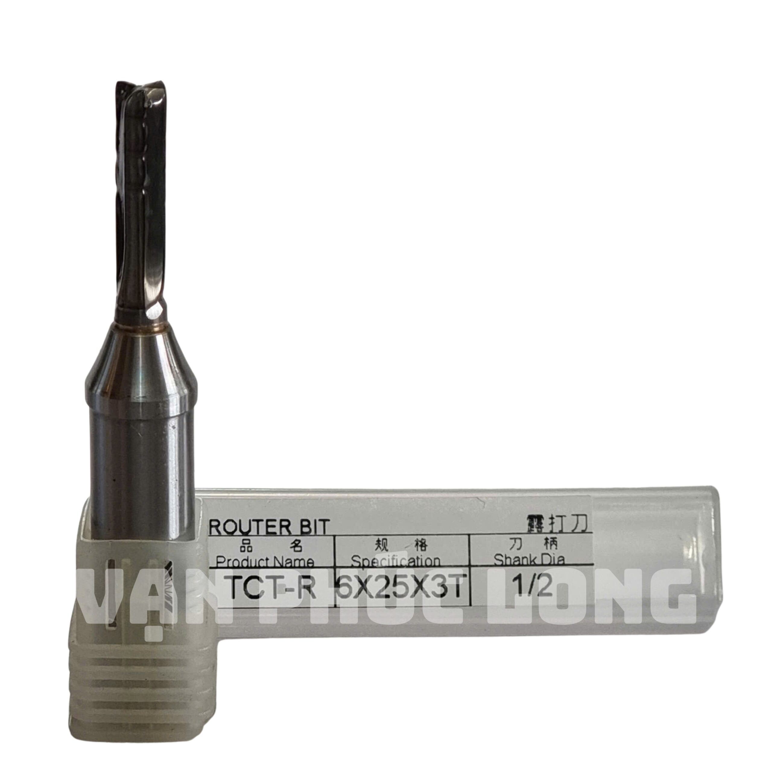 Dao router TCT-R thẳng 3 me có khía cốt 1/2 đường kính 6mm - Ảnh 4