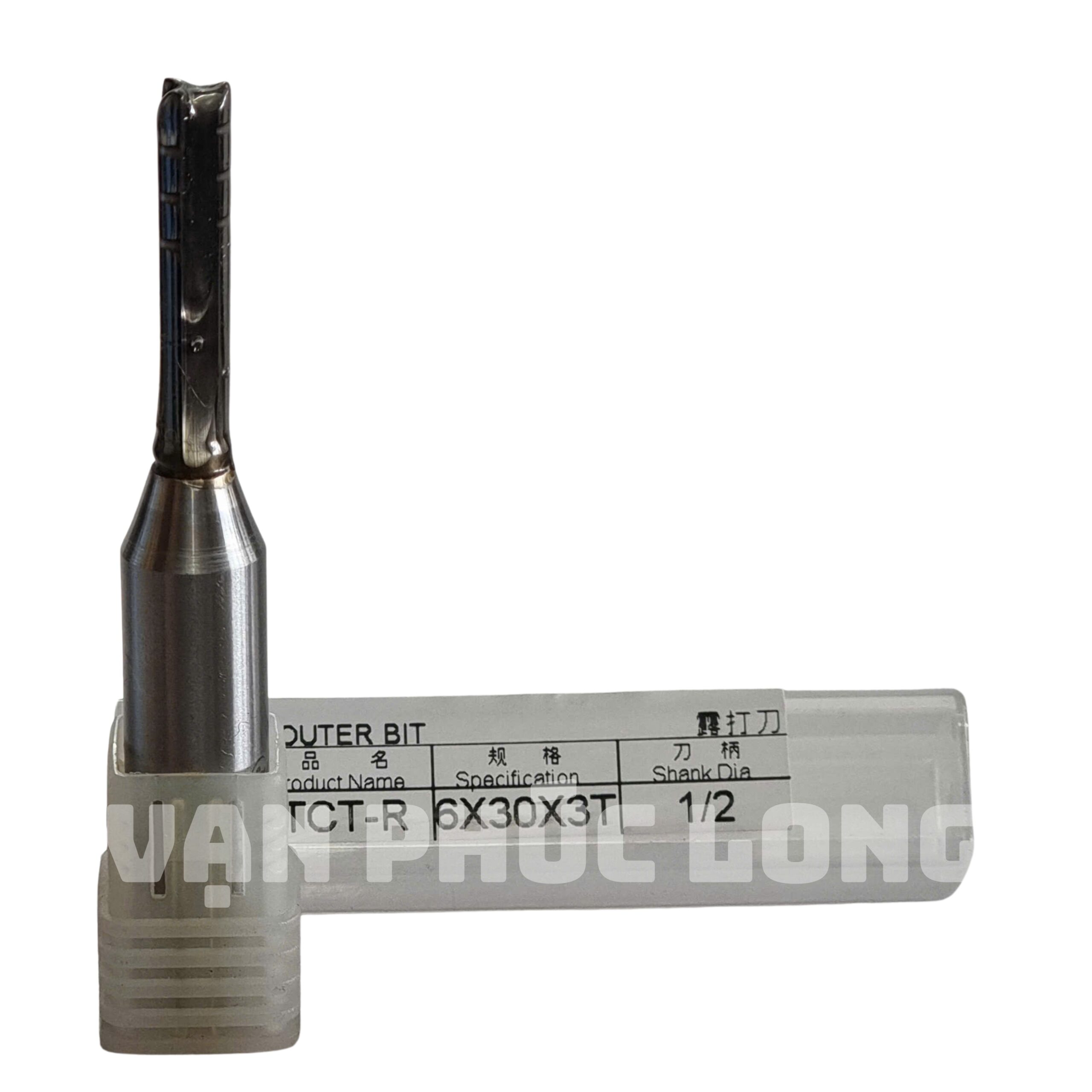 Dao router TCT-R thẳng 3 me có khía cốt 1/2 đường kính 6mm - Ảnh 5