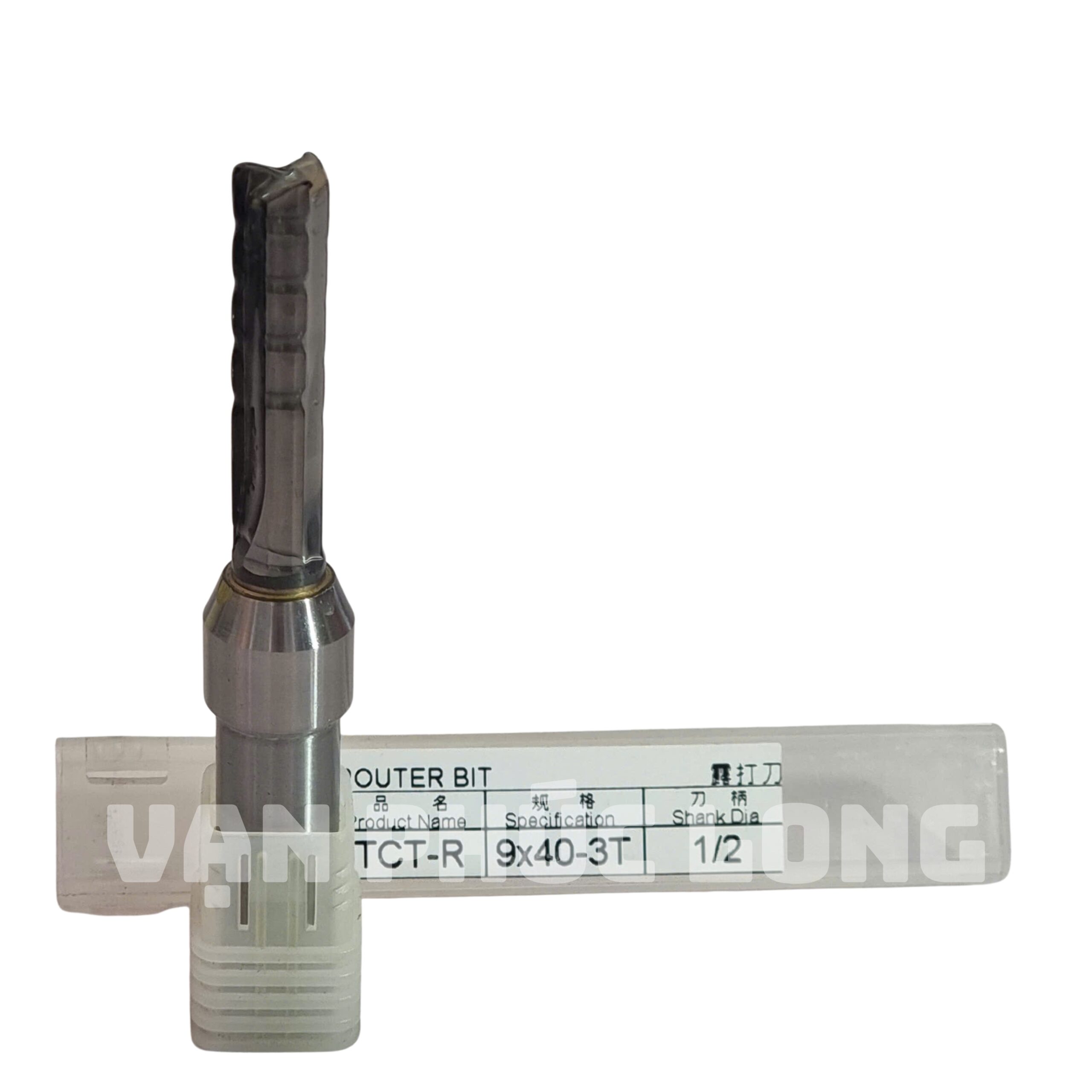 Dao router TCT-R thẳng 3 me có khía cốt 1/2 đường kính 9mm - Ảnh 3