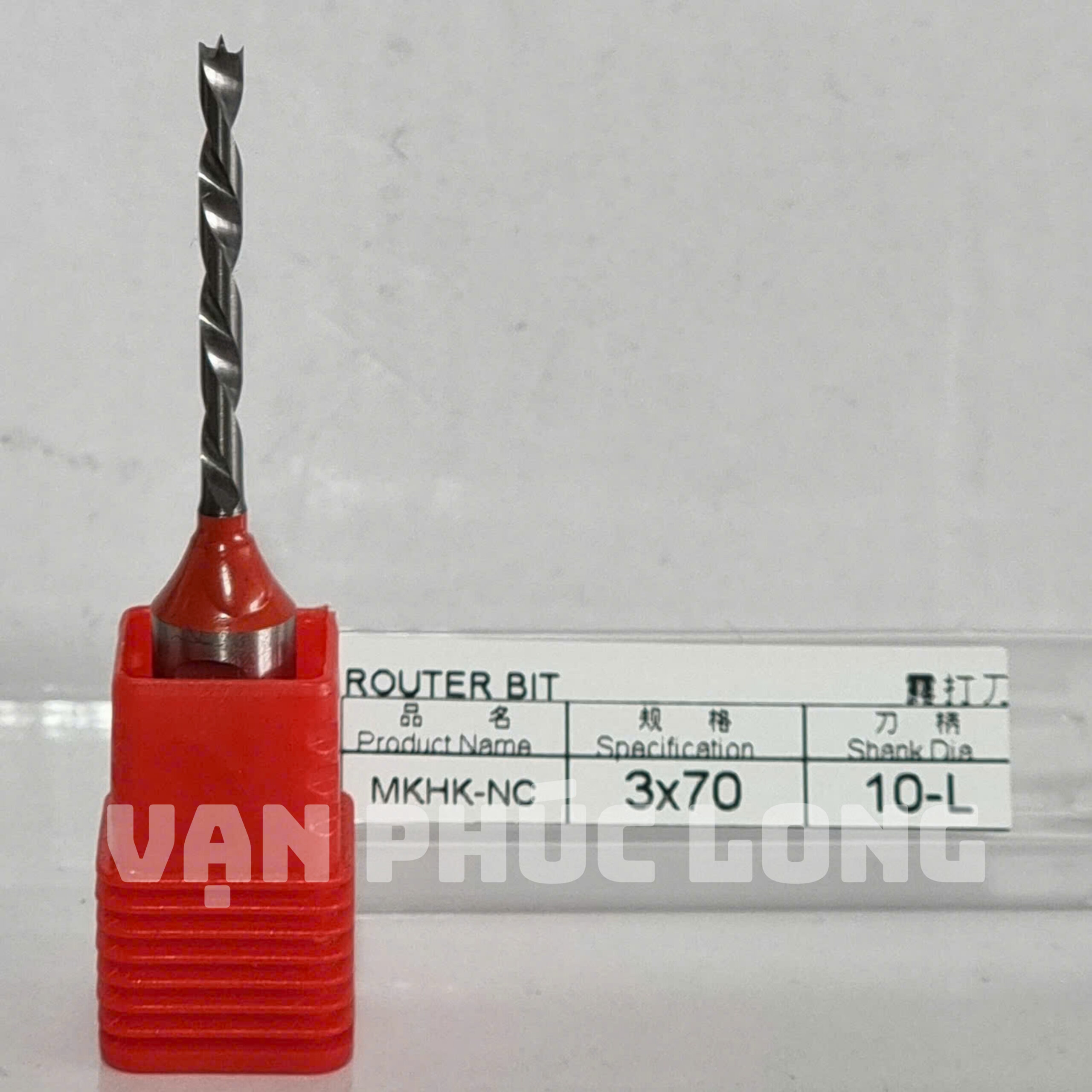 Mũi khoan CNC hợp kim nguyên cây 3 x 70 (L và R) - Ảnh 2