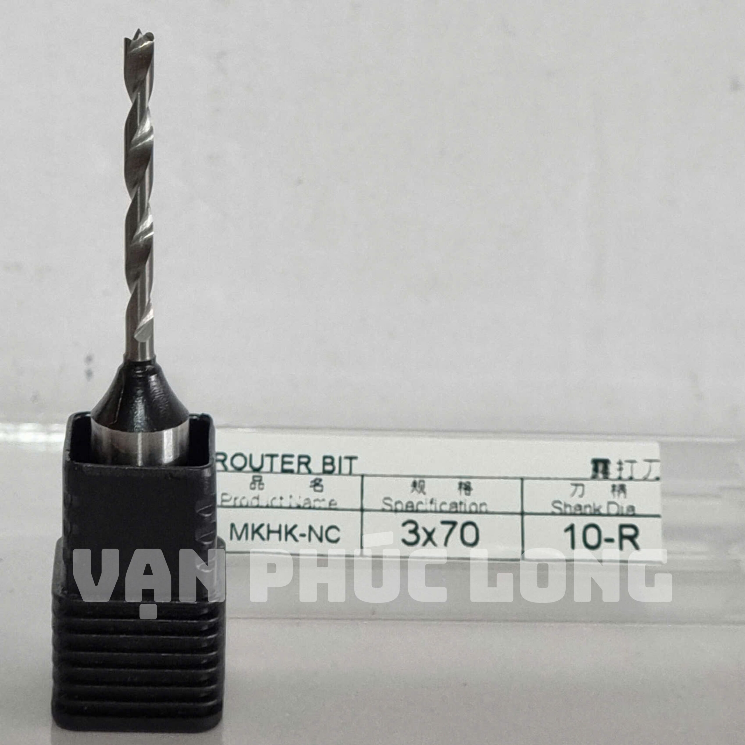 Mũi khoan CNC hợp kim nguyên cây 3 x 70 (L và R) - Ảnh 3