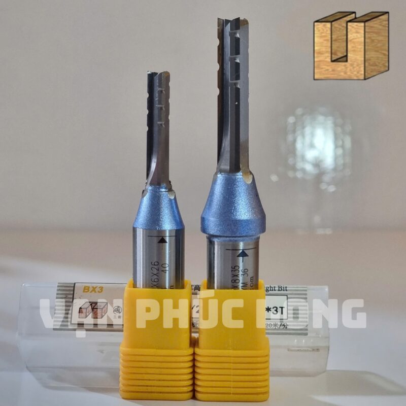 Mũi phay thẳng 3 me có khía TCT Arden BX3