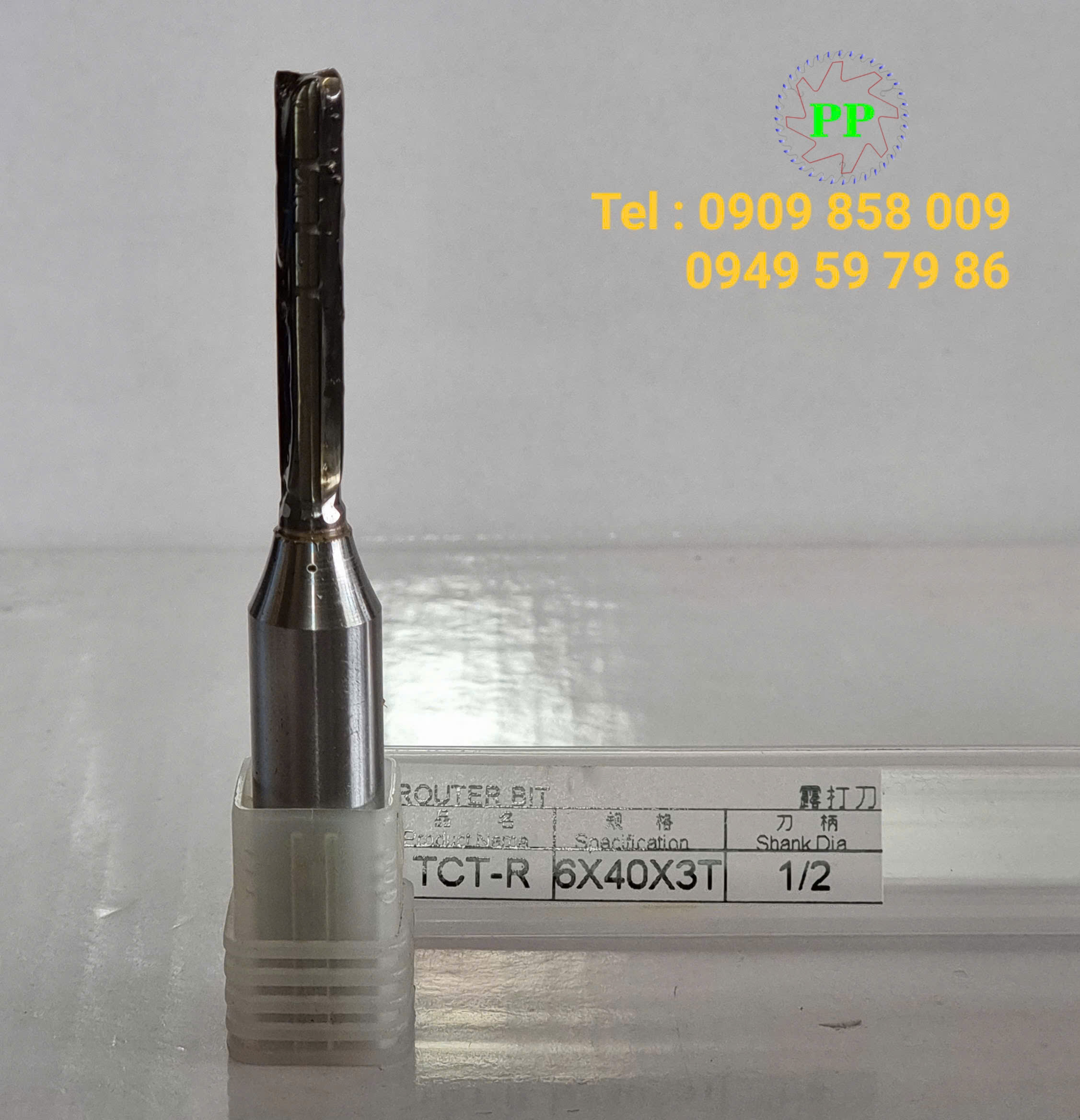 Dao router TCT-R thẳng 3 me có khía cốt 1/2 đường kính 6mm - Ảnh 6