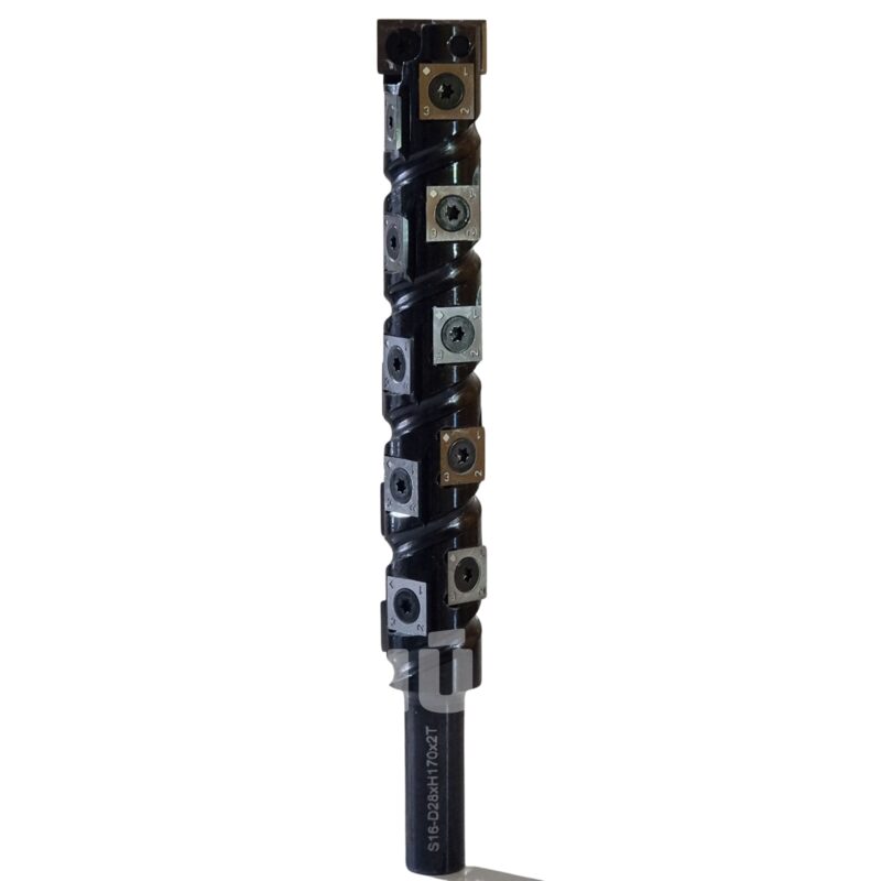 Dao router xoắn gắn mảnh S16 – D28 × H170 × 2T