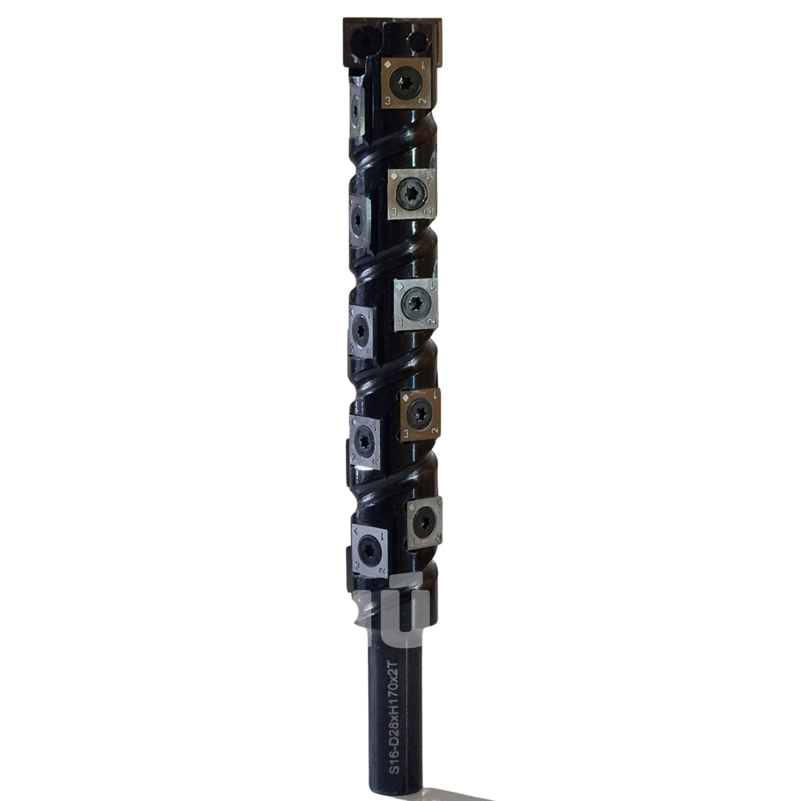 Dao router xoắn gắn mảnh S16 – D28 × H170 × 2T
