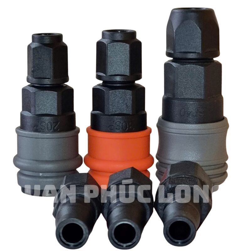 Đầu nối ống hơi nhanh SP+PP 8mm,10mm,12mm
