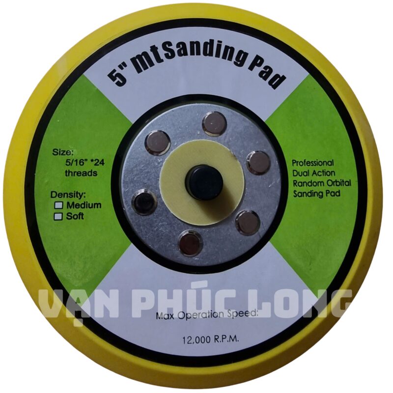 Đế máy chà nhám 5 inch gai-trơn